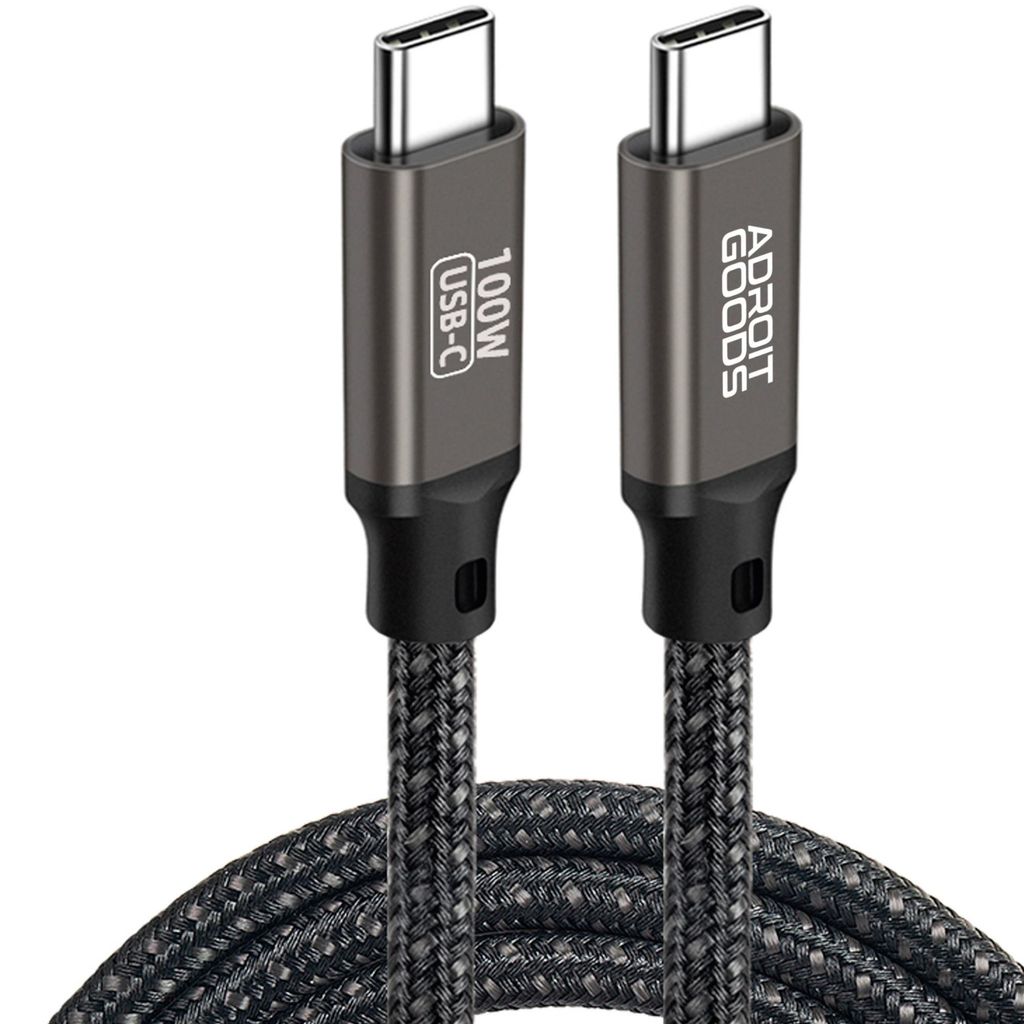 AdroitGoods 100w Nabíjecí kabel Usb-C na Usb-C - Pd - Obrázek produktu 