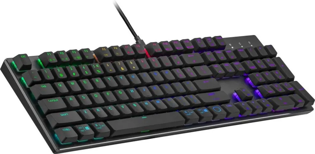 Clavier Cooler Master SK652 filaire USB mécanique QWERTY RGB Noir Gris