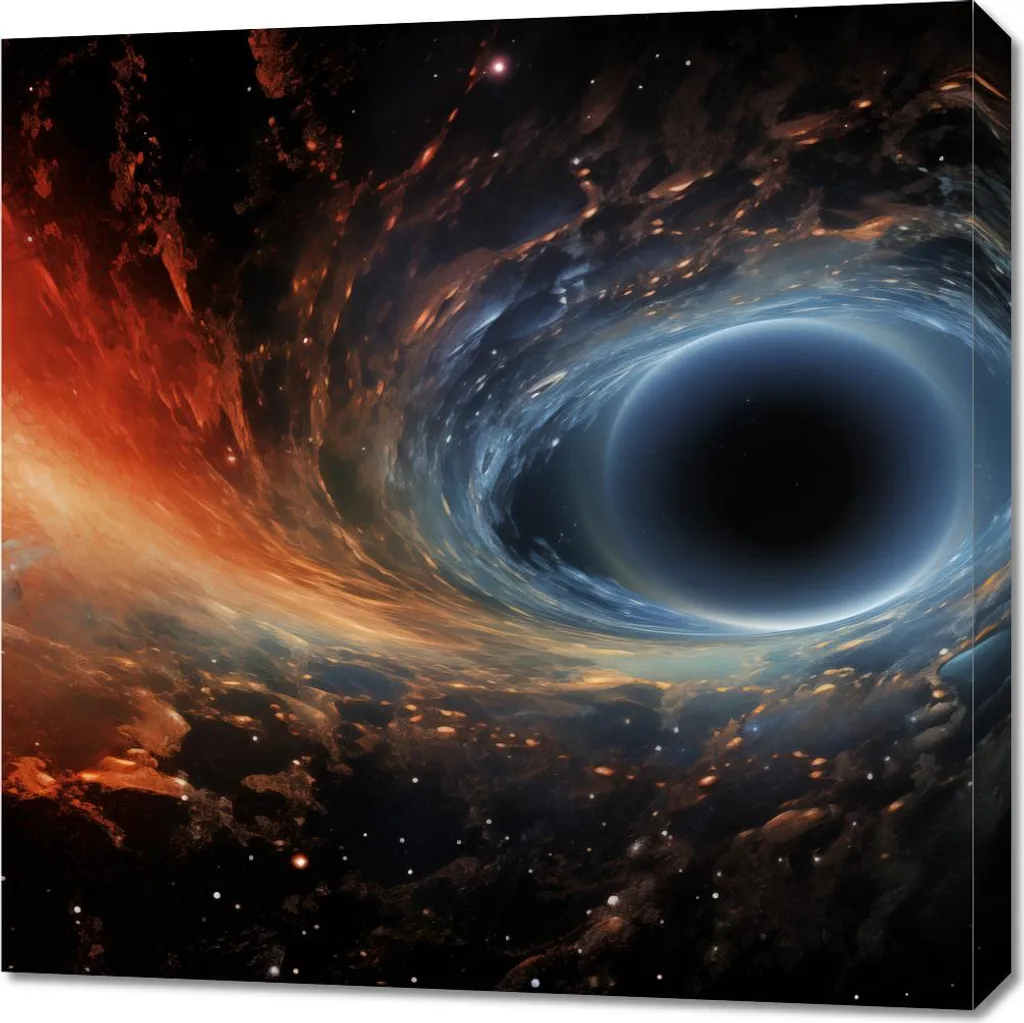 Tableau Image 70 x 70 cm L'infinité de l'univers - Toile Carrée Déco