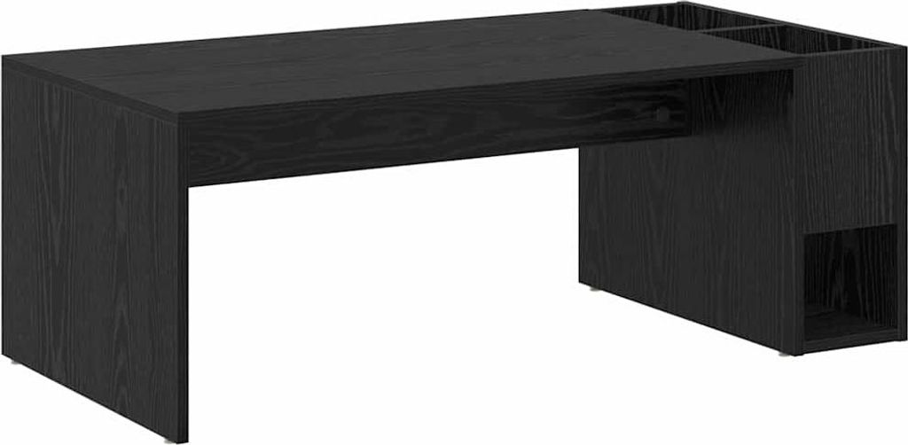 Couchtisch Schwarz Eichen-Optik 101,5 x 50 x 37 cm