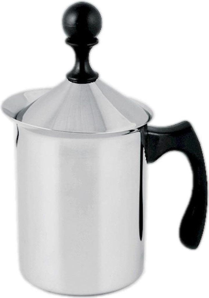 Inoxpran 8200 Cappuccino-Cremekännchen, Metall, grau, 7x7x24 cm