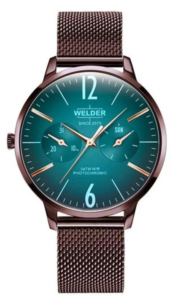 Montre-bracelet pour Homme Schweiß er Wrs626 en Acier et Cadran Noir Argent