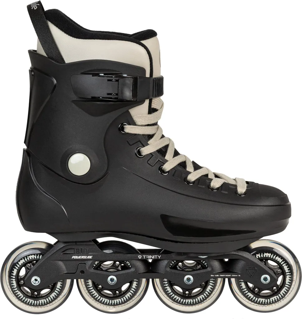 Rollers en Ligne Rave Black Trinity 80 - Patins Freeride Polyvalents