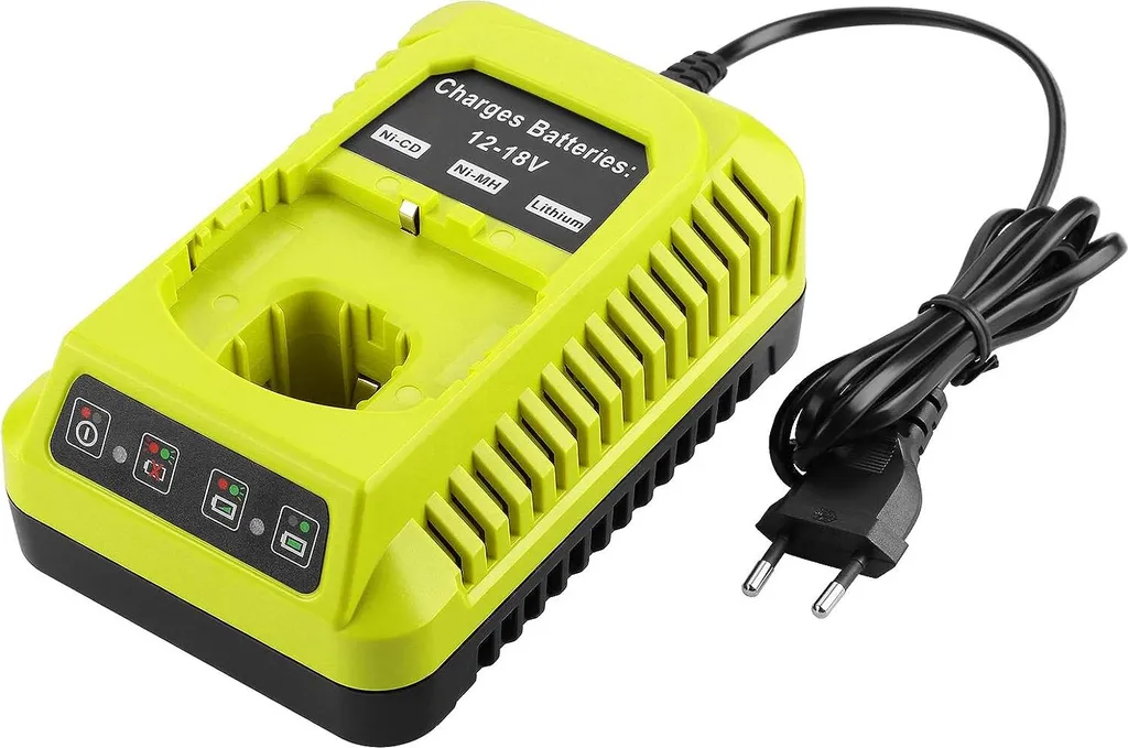 Chargeur P117 pour Ryobi 12V-18V P108 P107 P102 Li-ion NiCd NiMH Rapide