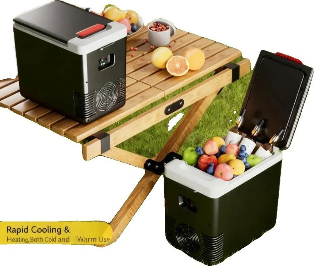 Mini-frigo Noir Design avec Double Régulation de Température Réversible