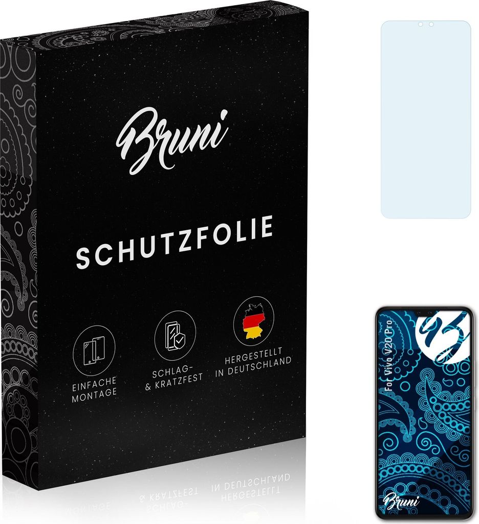 atFoliX 4061187875368, Vivo, V20 Pro, Kratzresistent, Transparent, 2 Stück(e)