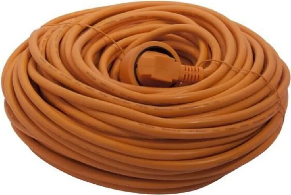 Rallonge de chantier Chacon HO5VVF 3G1,5mm² de 40m - Câble Orange (FR)
