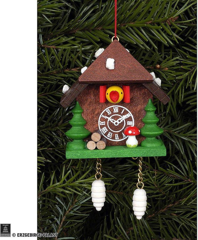 Christbaumschmuck Kuckucksuhr (5,8cm) von Christian Ulbricht