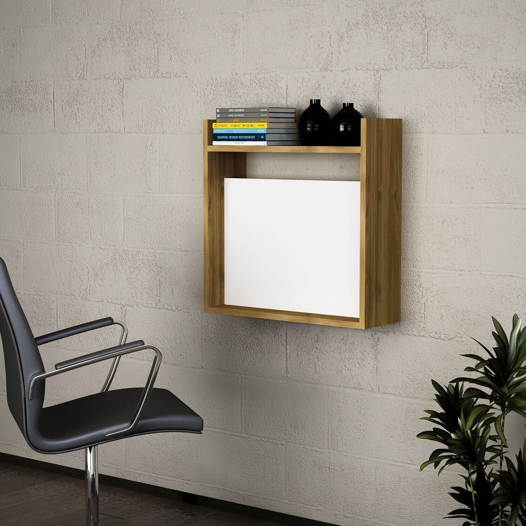 Skye Decor, Laptop - White, Walnut, Bureaux, blanc, plateau Image du produit 