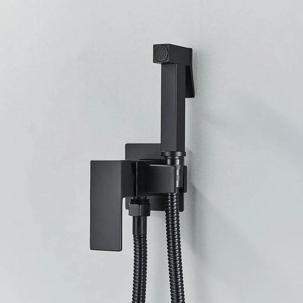 Mitigeur de bidet eau chaude froide pour rénovation salle de bain noir