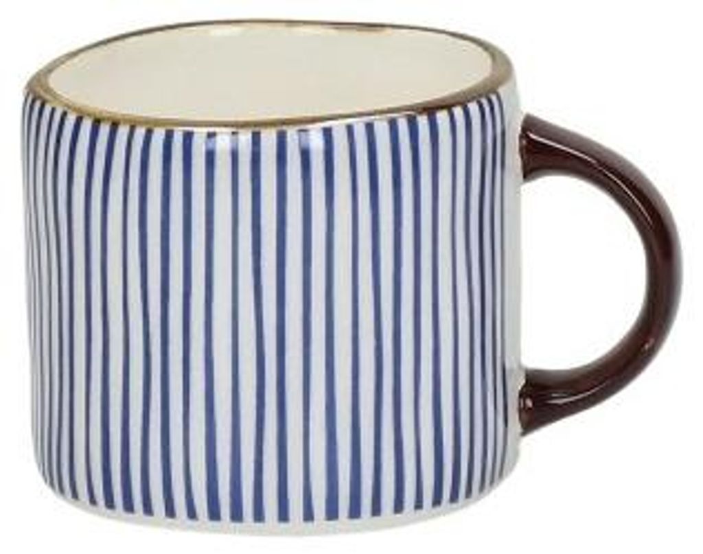 Pomax Anafi espressokop van porselein, blauw, afmetingen: Productafbeelding 