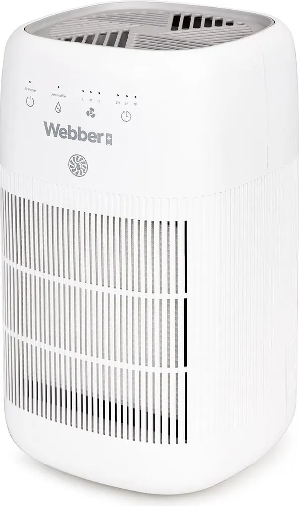 Webber DEQ10 Déshumidificateur Digital avec Hygrostat et Mode Nuit