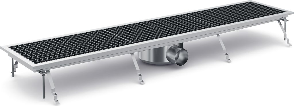 CHEFGASTRO Edelstahl Bodenablauf HORMIGA 300 | HxBxT Produktbild 