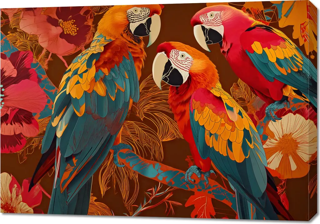 Quadro da Parete 100x70 Colori Vivaci - Idea Regalo Arredo Casa