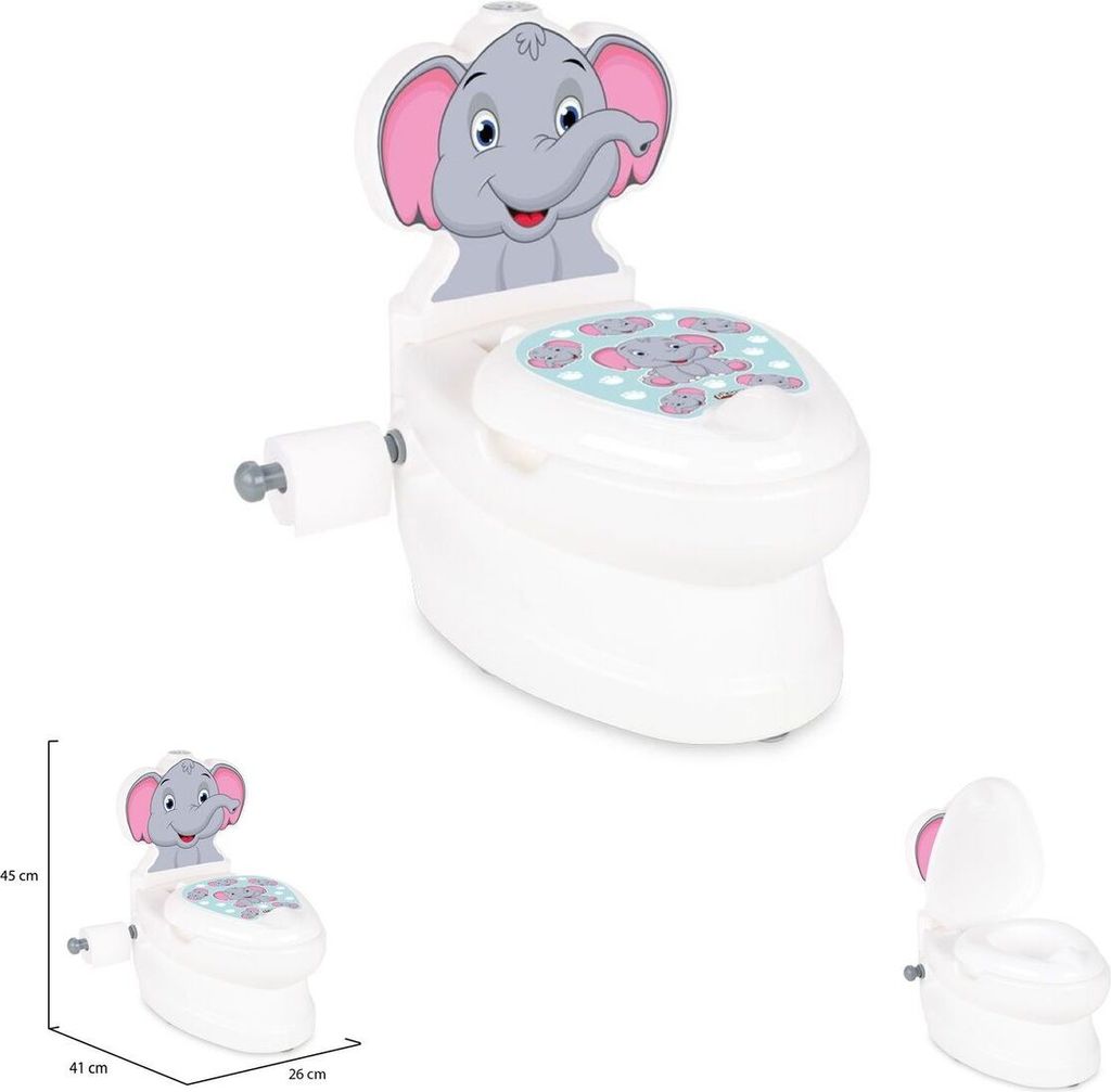 Pilsan Elephant Lerntöpfchen weiß/grau Produktbild 