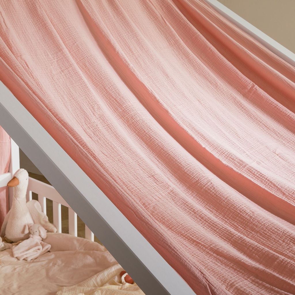Hausbett Himmel LIAN in rosa - Betthimmel aus 100% Produktbild 