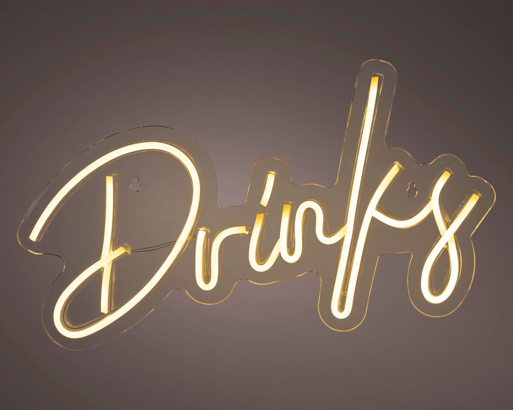 LED Neonschriftzug Drinks NEON Produktbild 