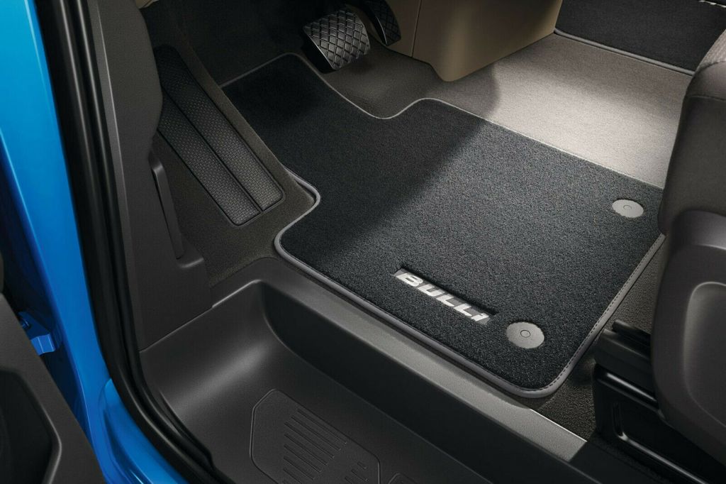 VW Zubehör Satz Textilfussmatten Stoffmatten Premium T7 Multivan 7T1061275 WGK