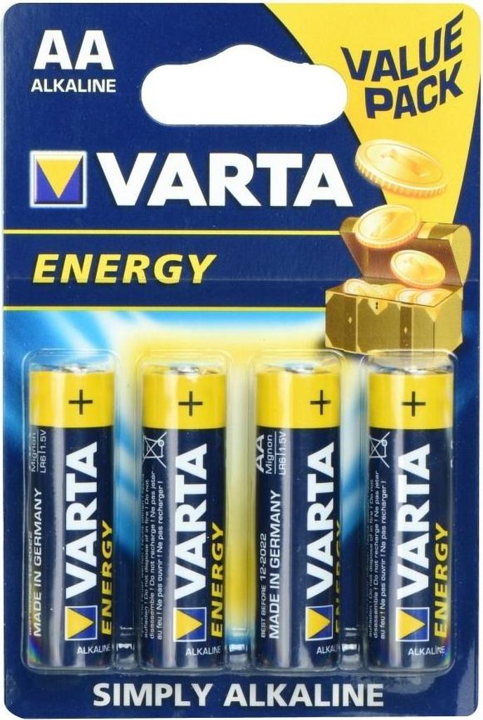 Varta Energy AA, Einwegbatterie, AA, Alkali, 1,5 V, 4 Produktbild 