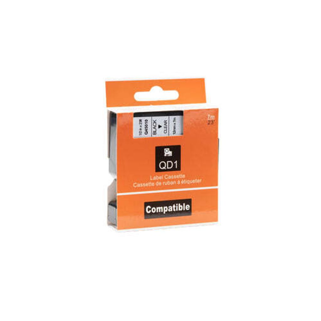 Dymo D1 kompatibles 45010 - Dymo S0720500 - Band - Schwarz Produktbild 