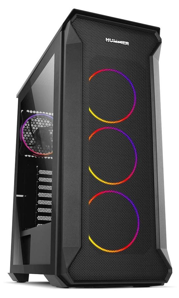 Nox Hummer Quantum vetro temperato USB 3.0 ARGB Immagine del prodotto 