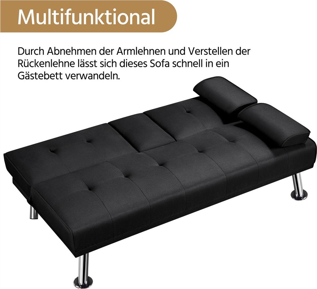 Yaheetech Klappbares Schlafsofa
