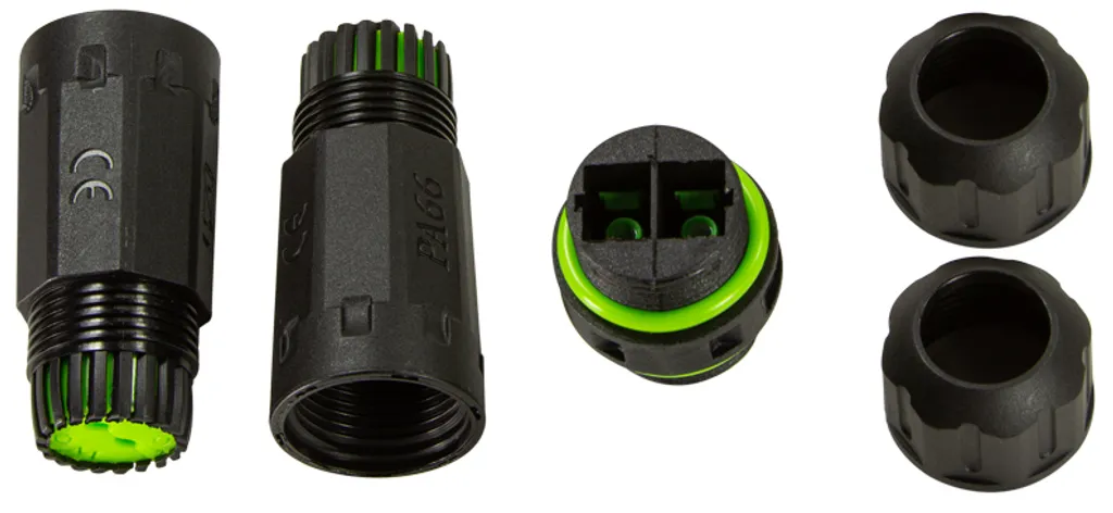 Connecteur LC-Duplex Logilink étanche avec 2 manchons de protection