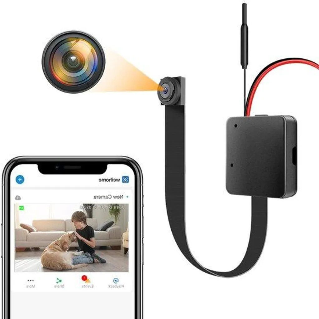 Caméra de surveillance sans fil contre intrusion 1080p alerte mobile