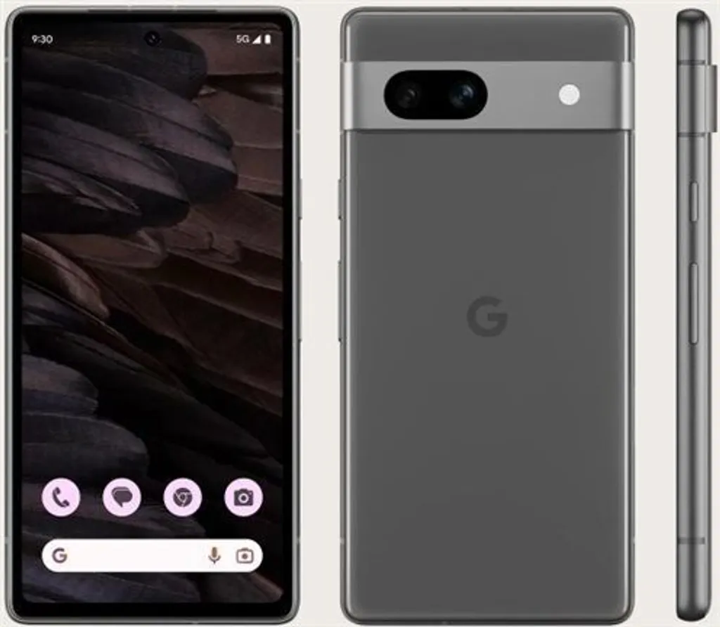 Google Pixel 7a 128GB Charcoal : Puissance Tensor G2 et Écran Fluide - 6