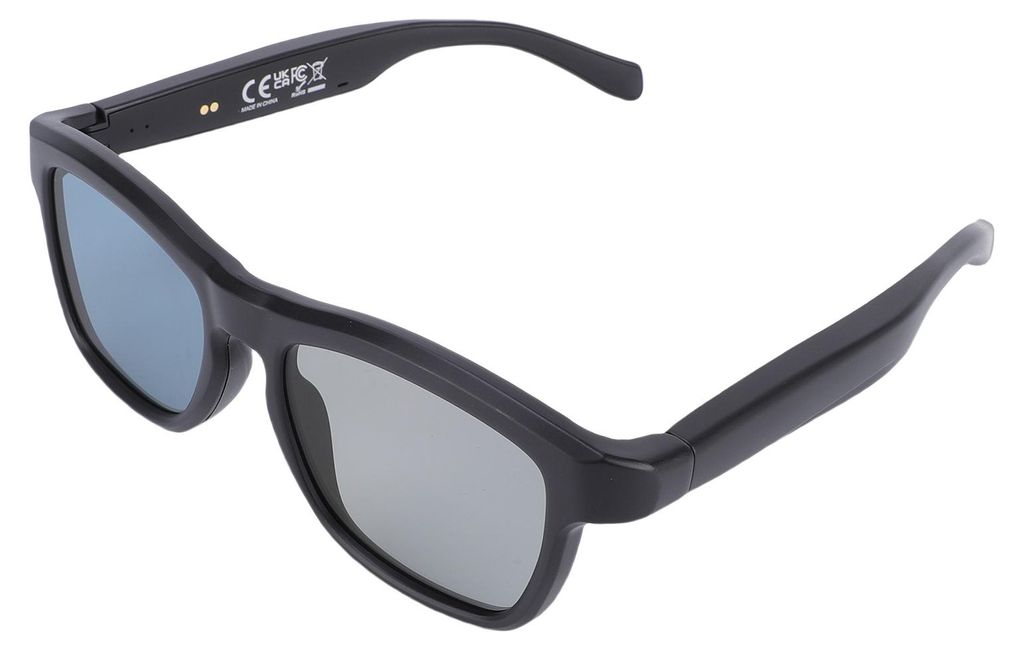 AI-Smartbrille mit Bluetooth und Echtzeit-Übersetzung; Sonnenbrille mit Fernauslösefunktion für Fotos und Gläsern mit abgestufter Blau-Tönung ...
