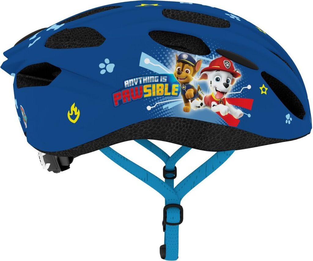 Kinder Fahrradhelm "Paw Patrol Boys", BLUE, M: 52-56cm, In-Mold-Tec, ab ca. 6 Jahre