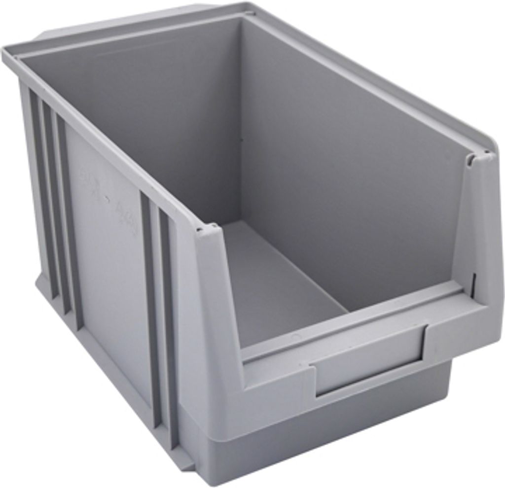 SuperSparSet 10x Sichtlagerbox Classic C | Grau | HxBxT 20x21x33cm | Polypropylen | Sichtlagerbehälter, Sichtlagerkasten, Sichtlagerkastensortimen...