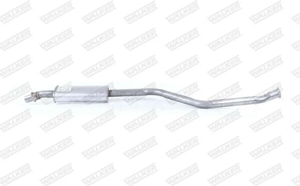 Silencieux central robuste WALKER 21869 - Acier aluminisé OE 171788