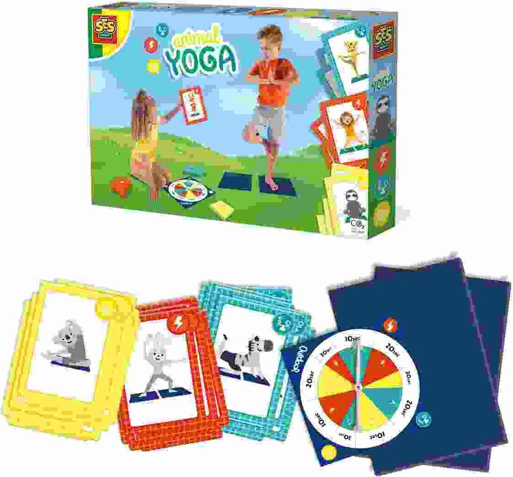 SES Creative 02288 - Animal Yoga: Spielerisches Yoga-Set Produktbild 