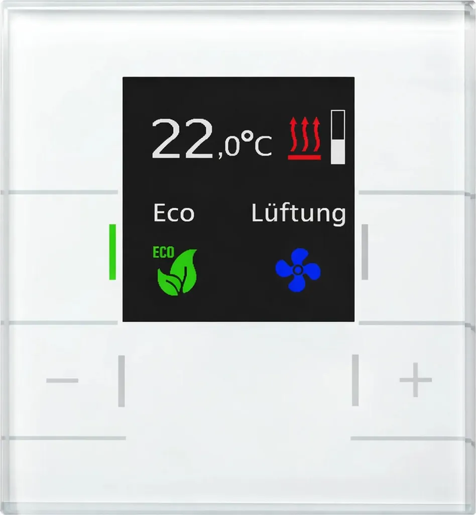 Régulateur de température MDT pour pilotage chauffage intelligent blanc