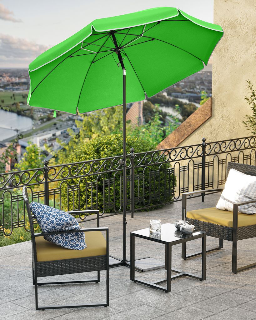 SONGMICS Sonnenschirm Ø 200 cm UPF 50+ mit Tragetasche Produktbild 