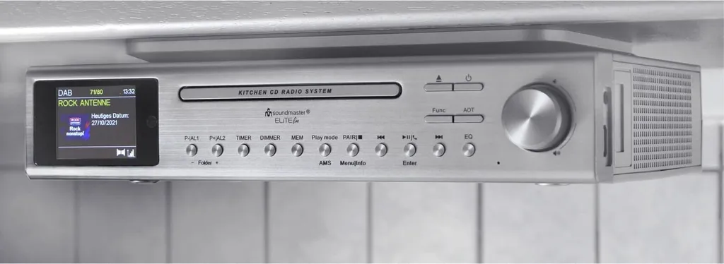Radio-CD de cuisine Soundmaster UR2180SI DAB+ et Bluetooth argent - 2
