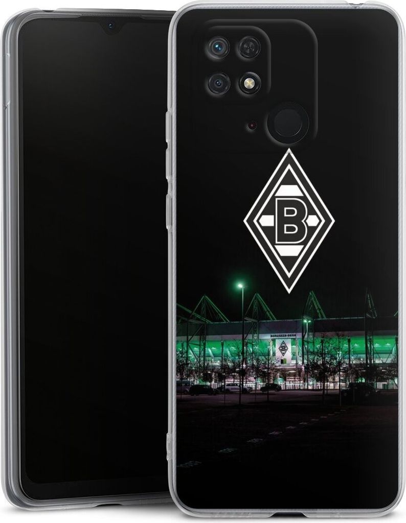 DeinDesign Handyhülle für Xiaomi Redmi 10C Silikon Hülle Case Smartphone Schutzhülle Borussia Mönchengladbach Offizielles Lizenzprodukt Stadion