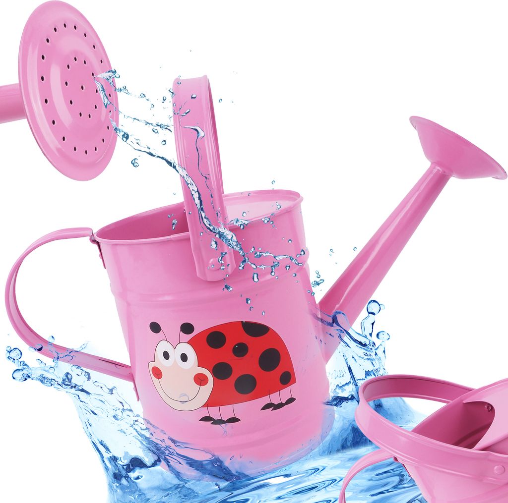 BAUSTER Giesskanne Kinderspielzeug Für Den Garten Giessen Der Kleine Gärtner Mini Giesskanne Farbe Rosa