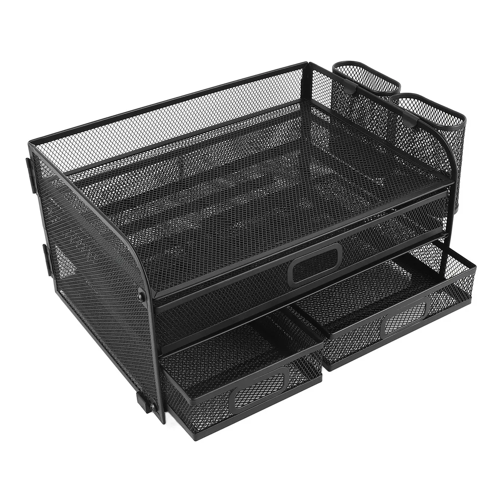 Support de rangement bureau en maille multifonctionnel pour Télétravailleur - 2