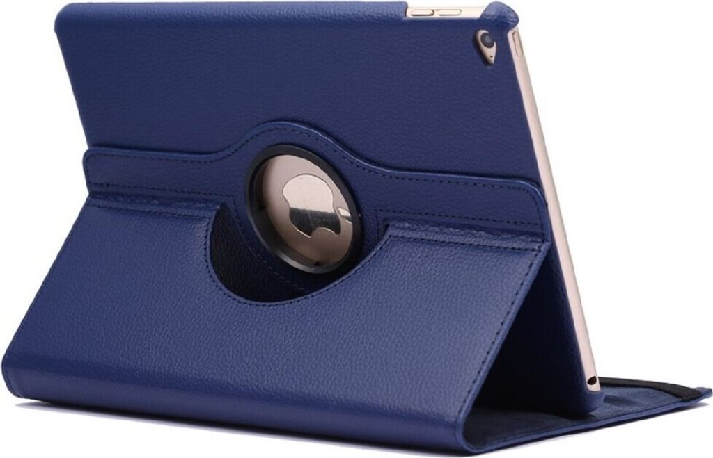 Schutzhülle für iPad Air 2 9.7 Tablet Hülle Schutz Tasche Case Cover Blau 360 Grad drehbar Rotation Bumper