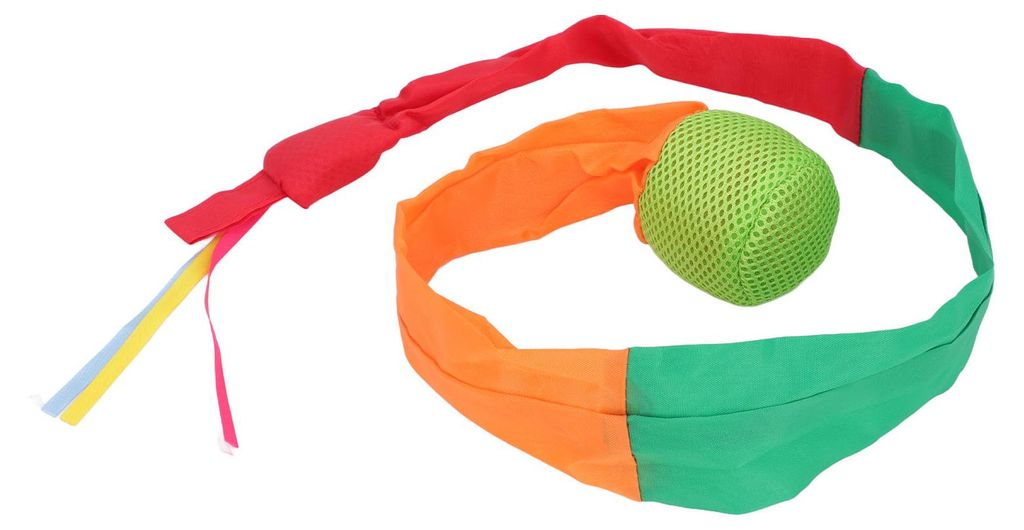 Catch Tail Ball, pädagogisch sicherer, auffälliger Wurf für sensorisches Training, Orange, Grün, Rot