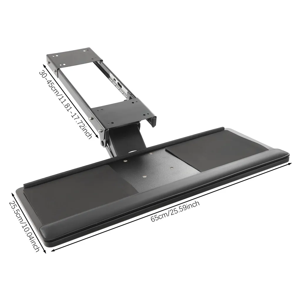 Support pour clavier réglable avec inclinaison ergonomique pour bureau Pro