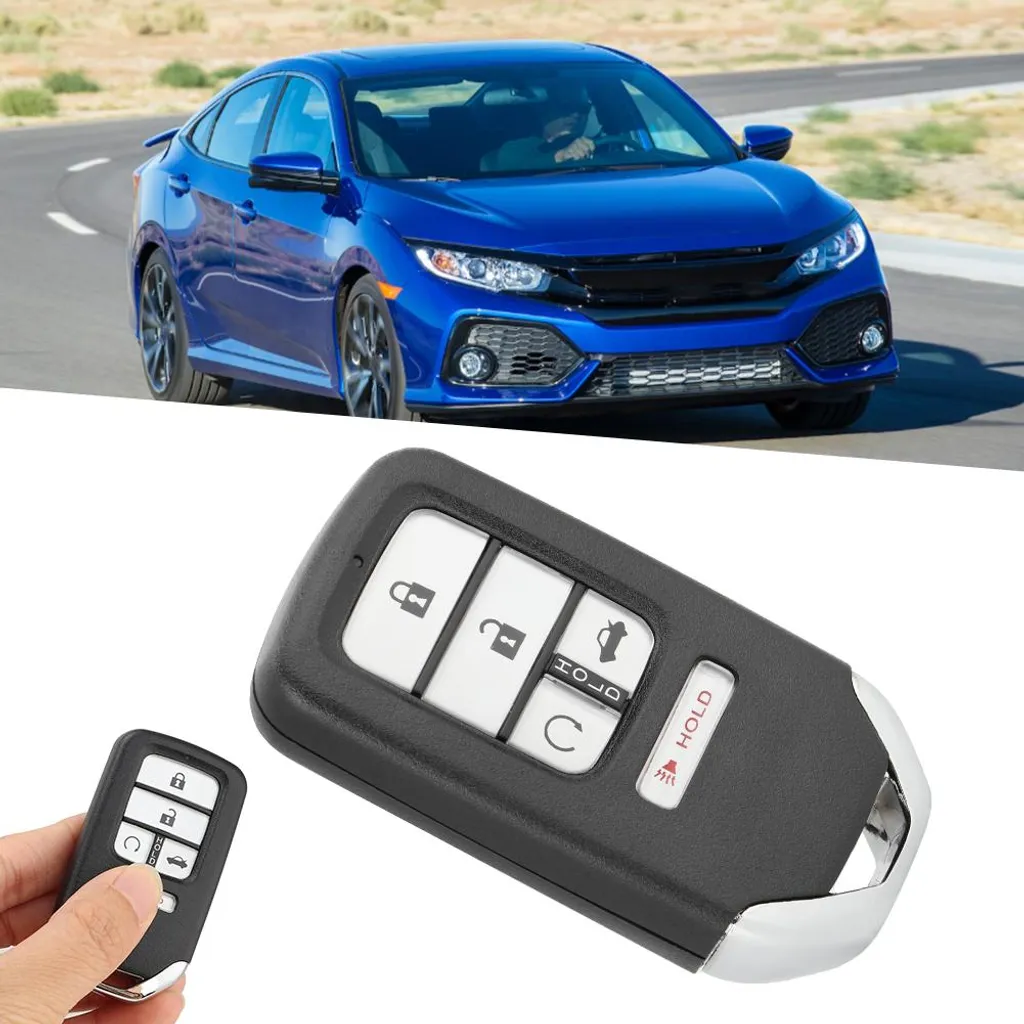 Clé télécommande 433MHz 47 Puces pour Honda Civic 2016-2018 KR5V2X - 2