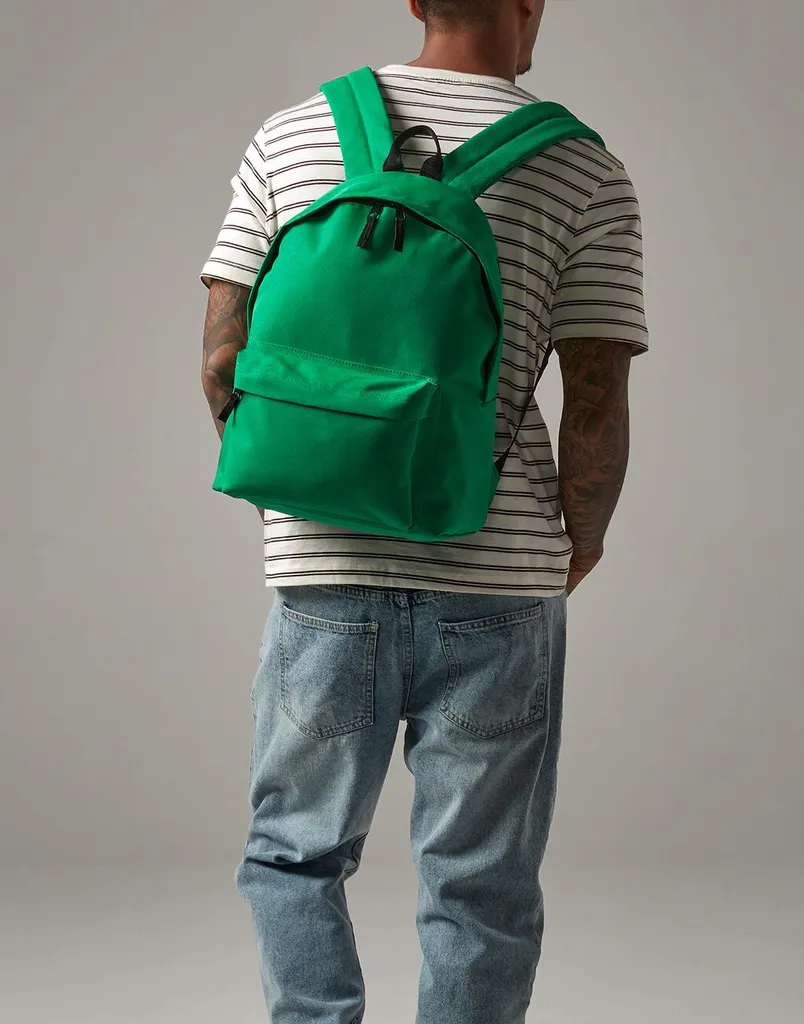 Zaino Unisex BagBase BG125 Senape | Resistenza 600D e Comfort 18L - 4