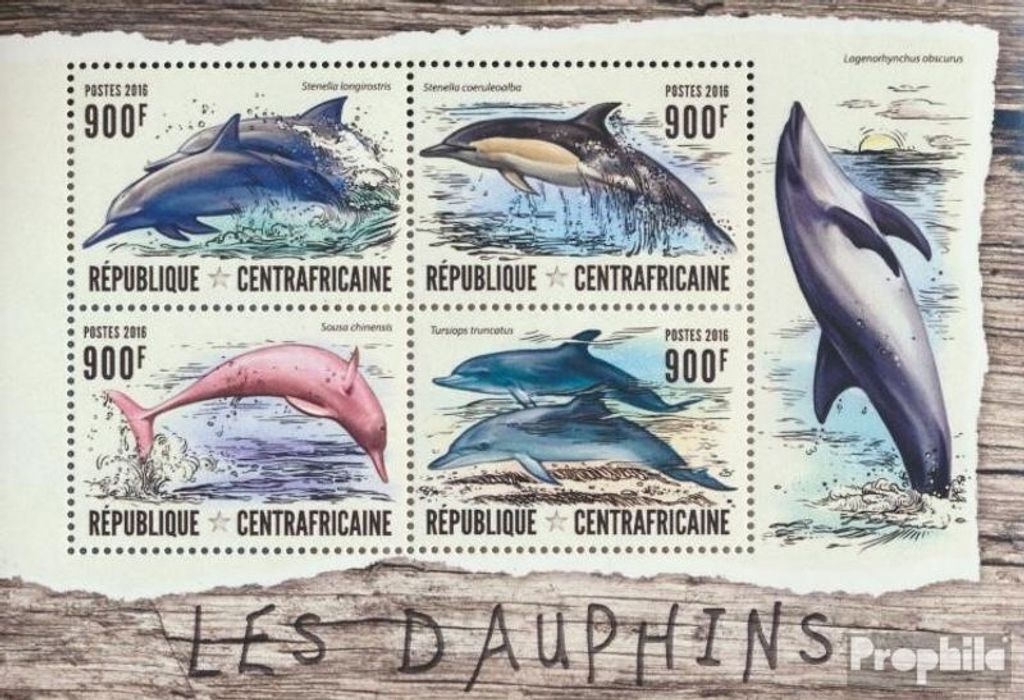 Briefmarken Zentralafrikanische Republik 2016 Mi 6285-6288 Produktbild 