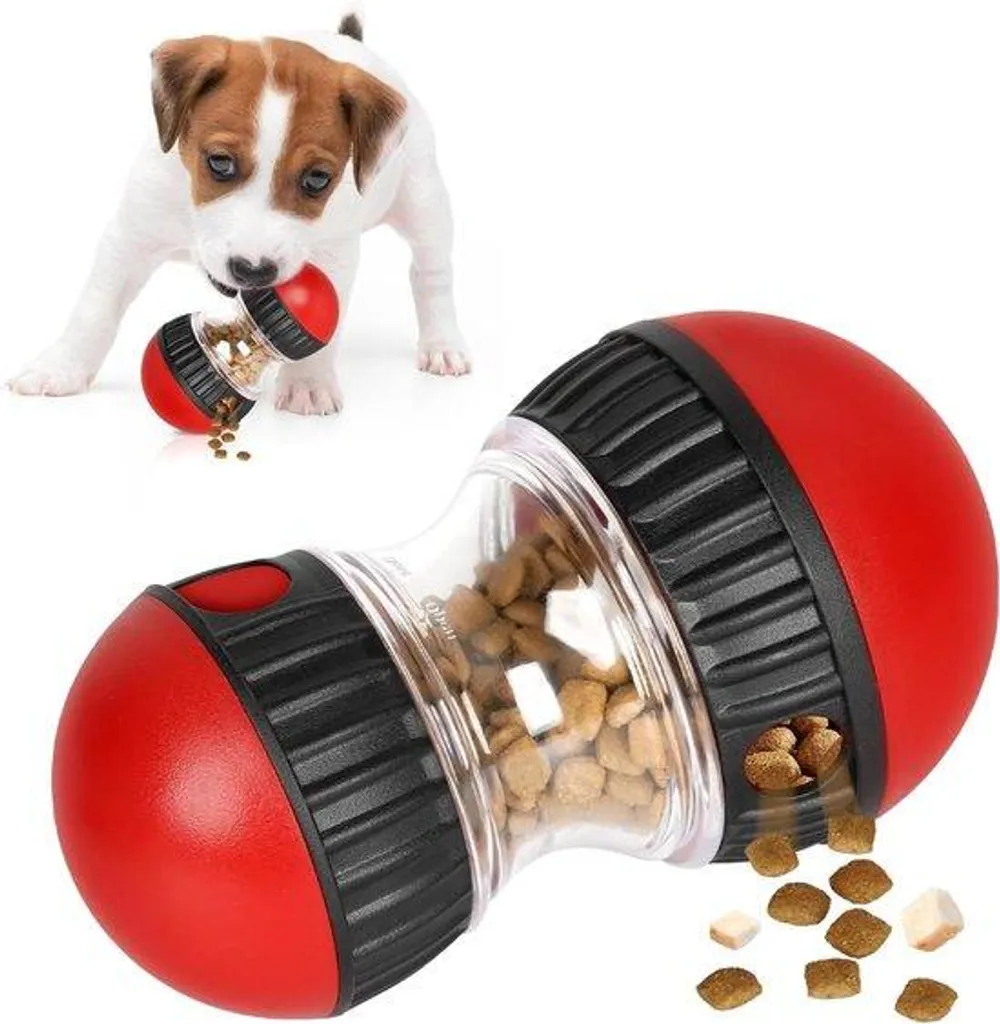 Jouet chien distributeur de friandises réglable avec fonction puzzle
