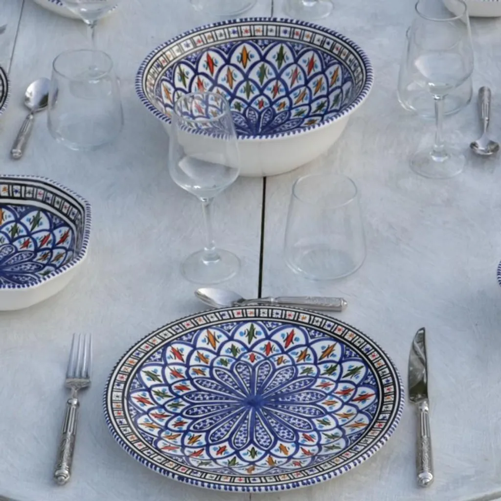 Servizio Tajine piatti fondi Bakir Blu - 6 pers
