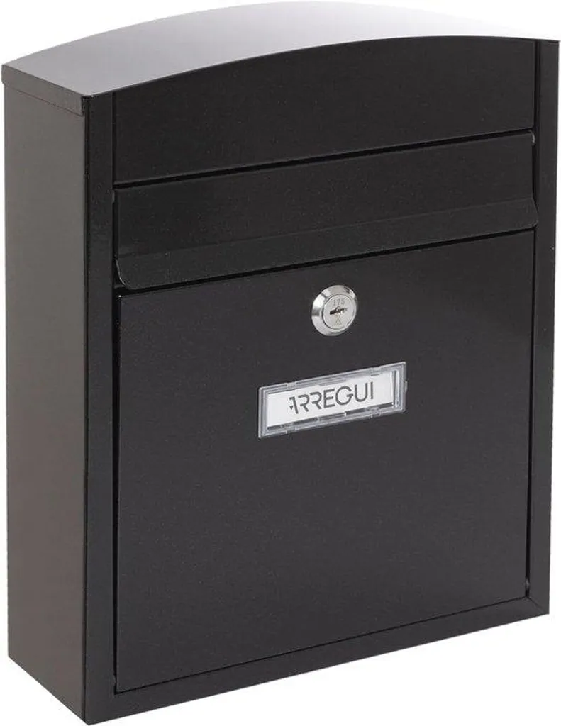 Boîte aux lettres murale pour maison et studio étanche format A5 noir