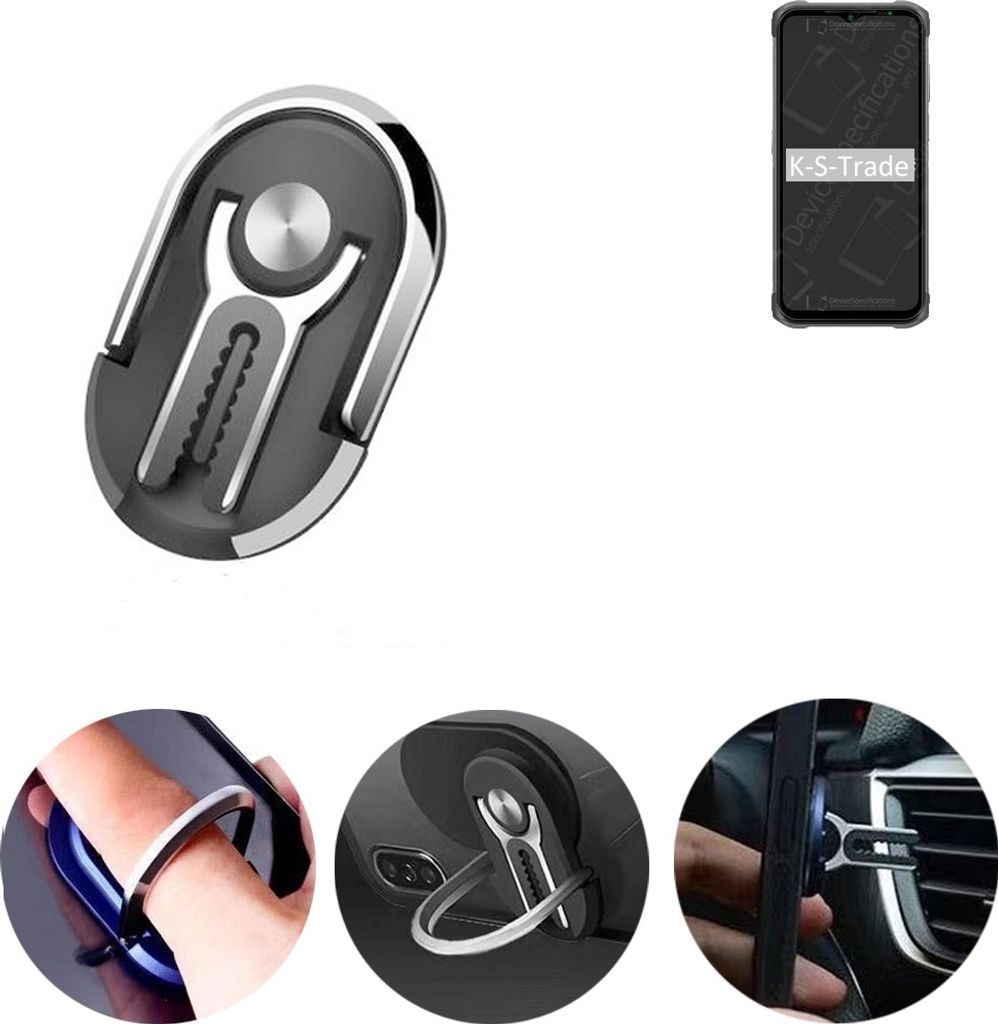 K-S-Trade 3in1 Smartphone-Ring Handy-Ring kompatibel mit Produktbild 